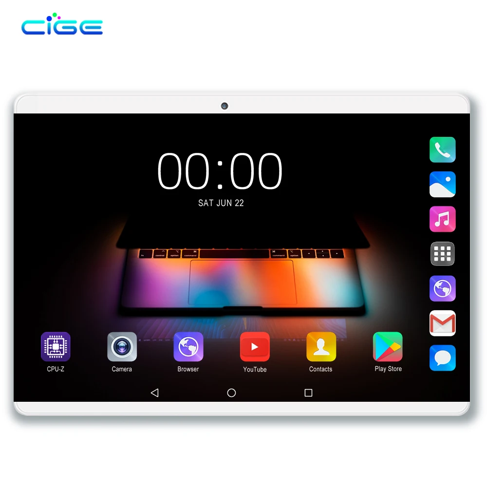 Планшетный ПК 10 дюймов Octa Core 3g 4 аппарат не привязан к оператору сотовой связи Телефонный звонок 10,1 Планшеты 6G+ 64G Android 8,0 tab Google Рынок gps, Wi-Fi, FM
