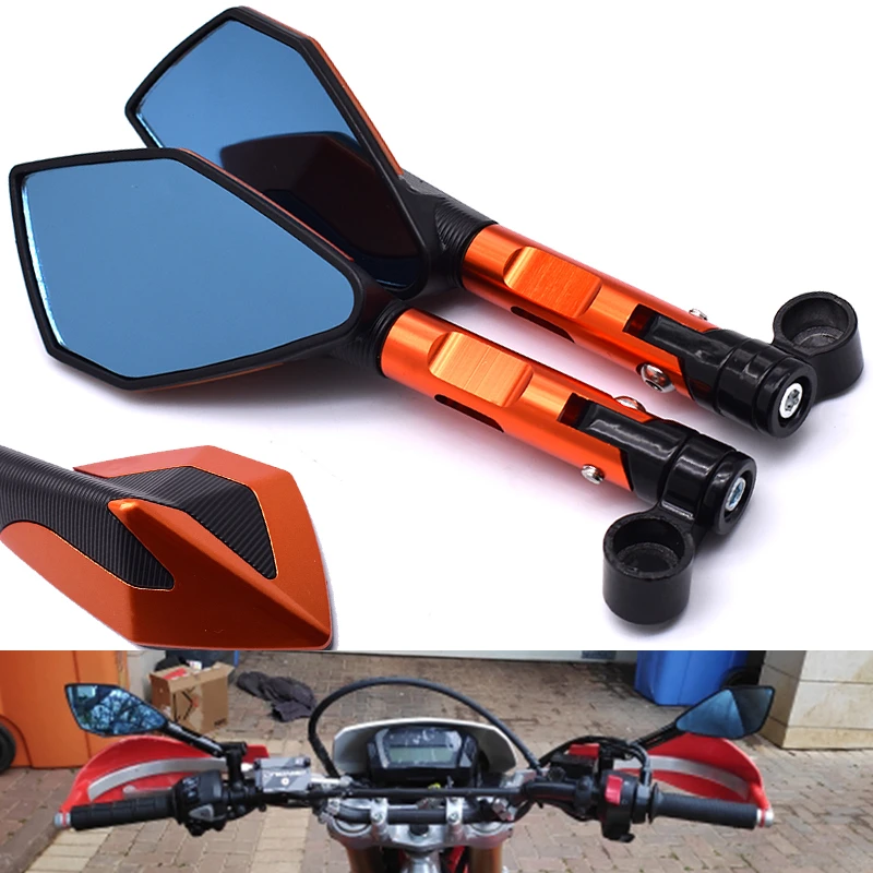 Apply KTM DUKE 390 Retro Reflective Mirror 790 1250 Modified Handle