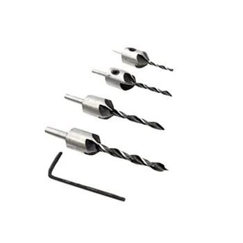 

8pcs/set Carbon Steel Screw Countersink Plug Cutter Drill Bits Wood Drilling