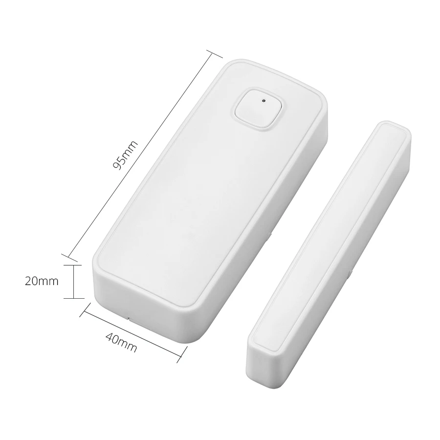 Tuya Smart WIFI Door Window Sensor Open / Closed Detector Wireless Alarm Home Security App Works with Alexa Google Home wireless security keypad