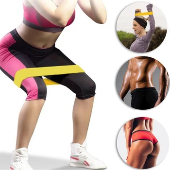 

Workout Resistance Bands Loop Set Fitness Yoga Booty Leg Exercise Band for Training #07