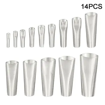 

Stainless-Steel Applicator Tool 14pcs Finisher Caulking Nozzle Kitchen Push Rod