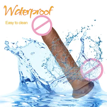 Telescopic Vibrating Thrusting Realistic Dildo Female Masturbation With Suction Cup Heating Penis Wireless Remote Dick For Women 6