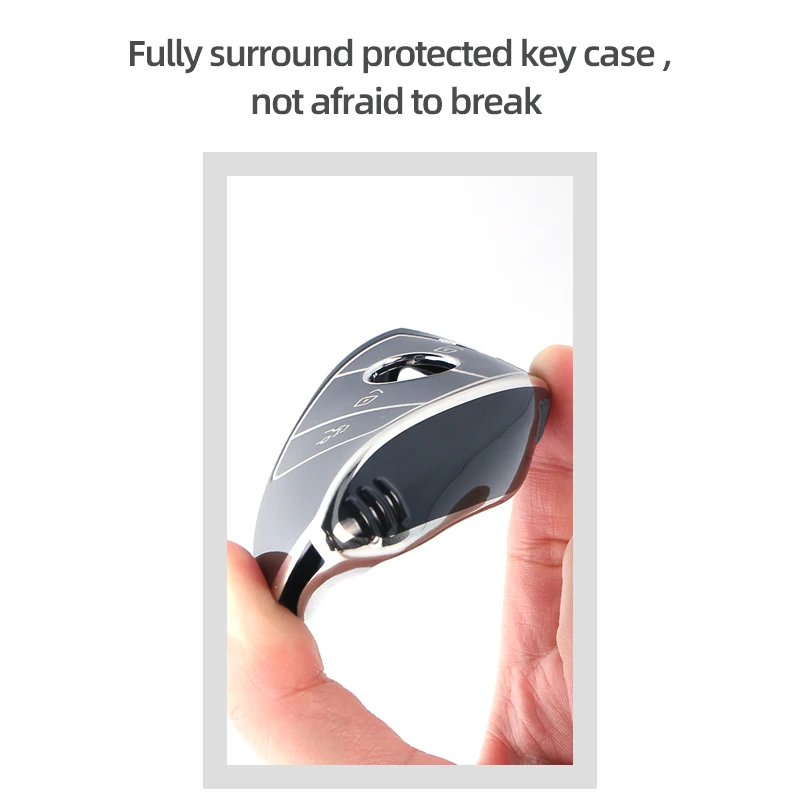 TPIC TPU Car Remote Key Case Cover Shell Fob For BMW F30 F10 F07 F32 F20 G20 G30 G11 X1 X3 G01 F25 X5 F15 X6 F16 1 3 5 7 Series key case key case cover car key shell remote control case cover