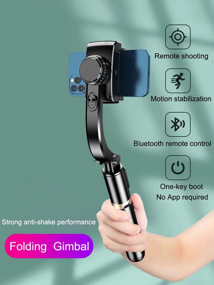 Handheld Gimbal Smartphone Bluetooth Handheld Stabilizer with Tripod selfie Stick Folding Gimbal for Smartphone Xiaomi iPhone 1ef722433d607dd9d2b8b7: Asia