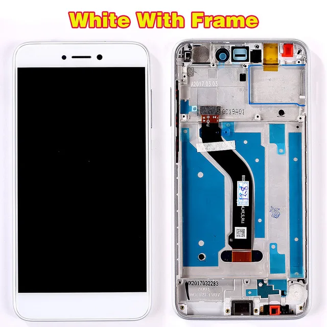 Протестированный 5,2 дюймовый сенсорный экран для huawei Honor 8 lite ЖК-дисплей PRA-TL10 PRA LX1 LX3 дигитайзер в сборе с инструментами - Цвет: White With Frame