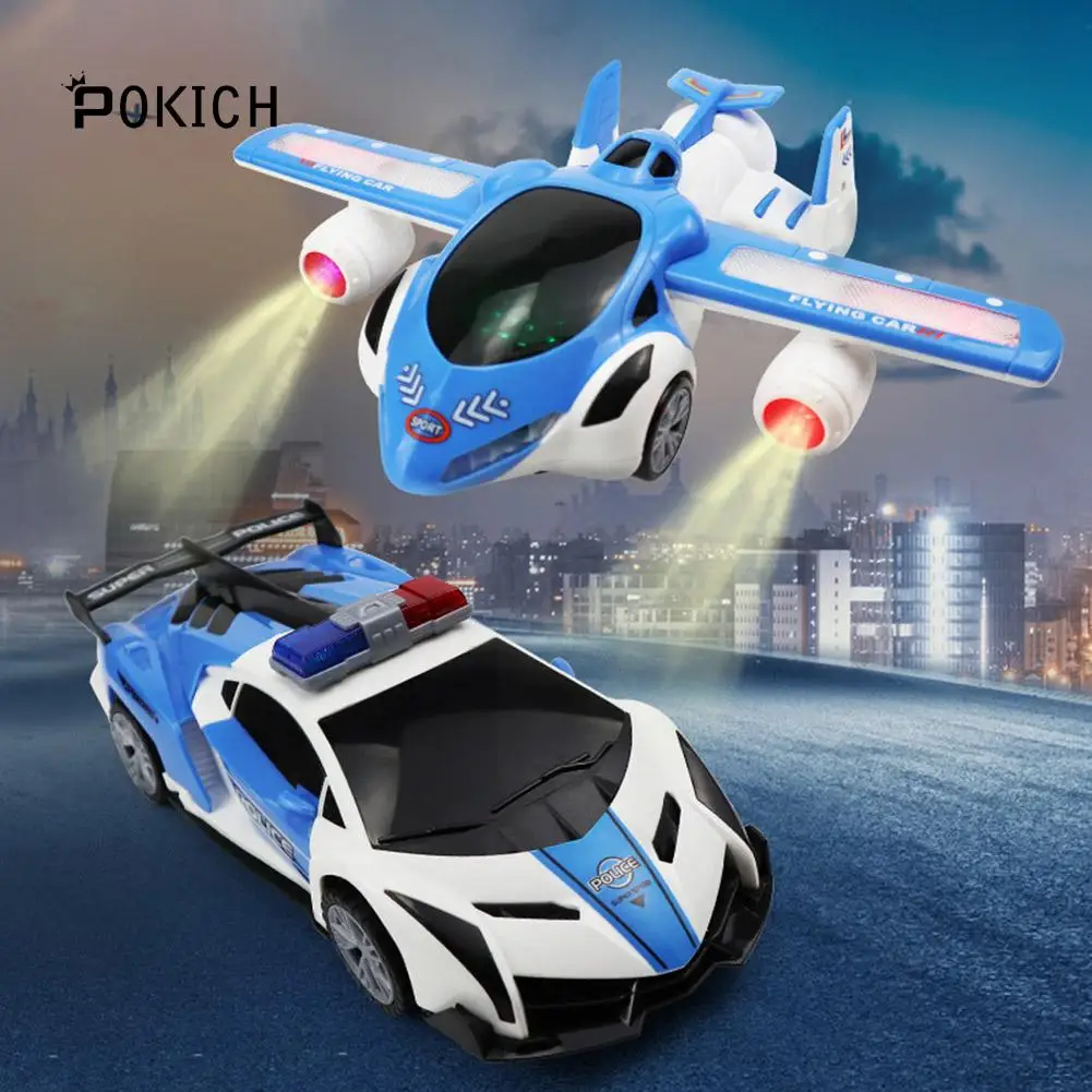 Pokich Электрический патрульный автомобиль 360 Вращающийся универсальный колесный