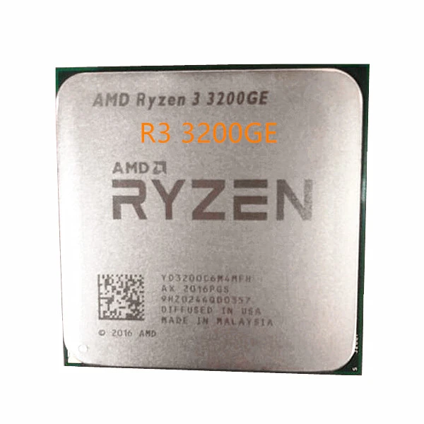 Amd Ryzen 3 3200ge R3 3200ge 3.3 Ghz Quad-core Quad-thread 35w Cpu  Processor L3=4m Socket Am4 - Cpus - AliExpress