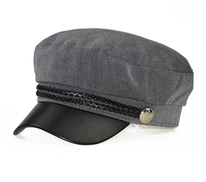 NEW Autumn Octagonal Hats For Women Fat Military Baseball Cap Ladies Solid Caps Women Casual Berets Hat Gorra Militar