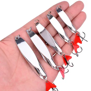 BIG SALE ❤️ 7/10/14/18/21/28g Metal Spinner Spoon Fishing Lure Hard Baits Sequins Noise Paillette with Feather Treble Hook Fishing Tackle - discount item 35% OFF Sports & Entertainment