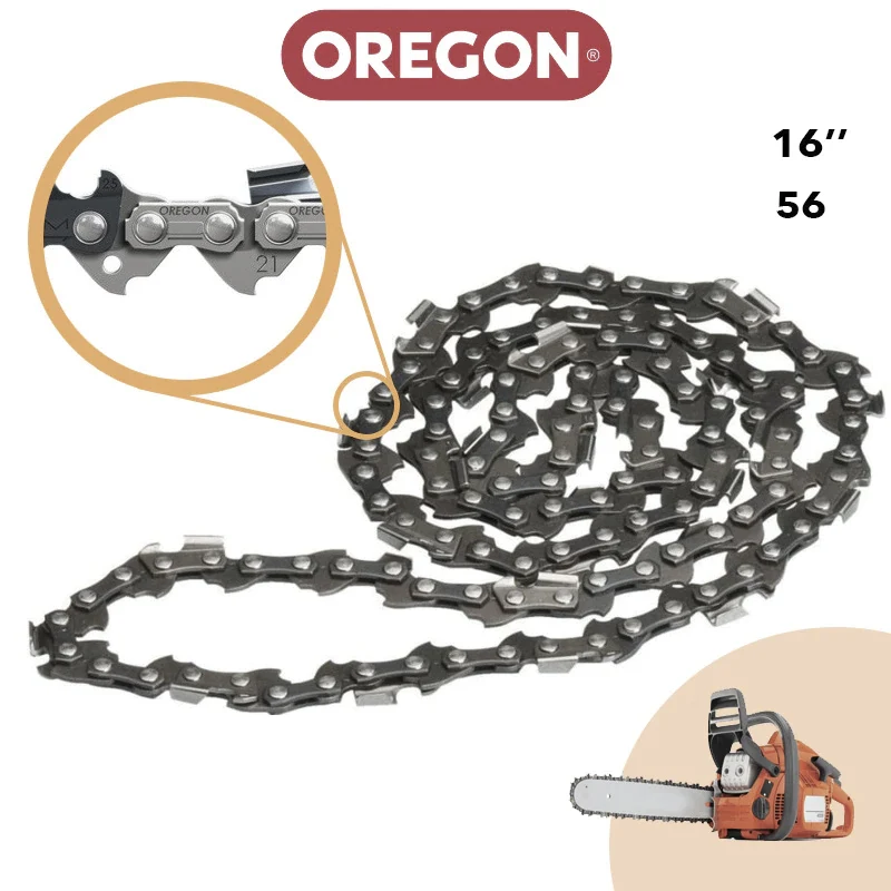 Цепь для HUSKVARNA: Oregon 3/8'' 1 3мм 56 звеньев 91VXL056E цепь пильная MAKITA GREENWORKS |