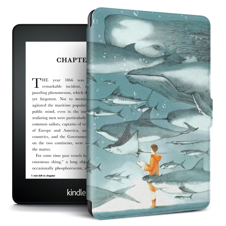 Магнитный умный чехол для Amazon New Kindle Paperwhite 2018 выпущенный 4 10th Generation Funda Case|Чехлы