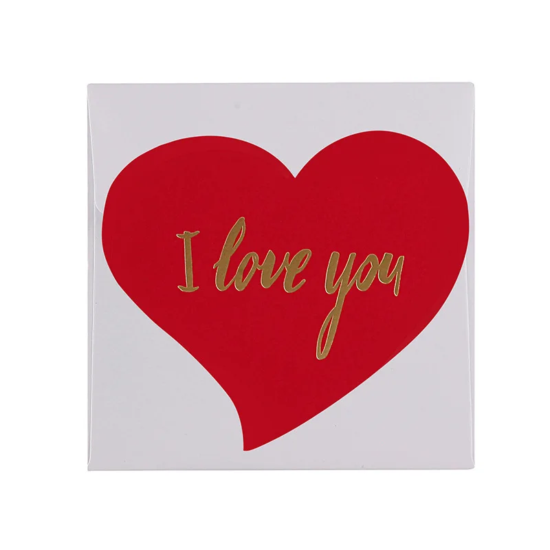 10 шт Черная позолота любовь маленькая поздравительная открытка с сообщением Рождественский сюрприз день рождения день святого валентина предложение реквизит