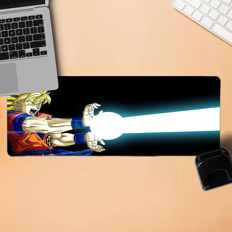 BBTHBDNBY Подарочный коврик для мальчика Dragon Ball Super Wukong Комфортный коврик для мыши игровой коврик для мыши большой коврик для мыши клавиатуры коврик - Цвет: Lock Edge 40X90cm