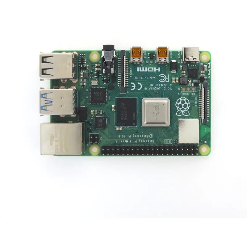 Raspberry Pi 4B макетная плата Bluetooth 5,0 Dual HDMI двойная частота 5 Gwifi/4 K+ 5V 3A мощность+ радиатор+ вентилятор для Raspberry pi 4B