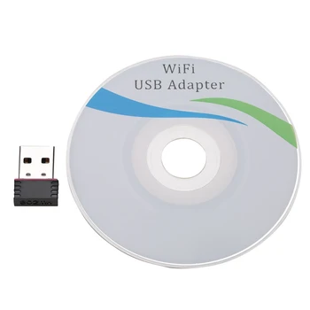 

High Speed USB Network Card Wifi Adapter USB2.0 WiFi Transmitter Receiver 300Mbps Support Multiple BSSIDs