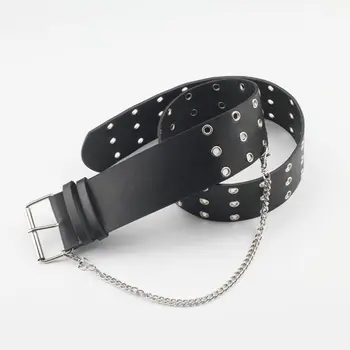 

Fashion Leather Belt Panty Decorative Belt Pin Buckle Chain Adjustable Belt Dress Jeans Wild Luxury brand Waistband