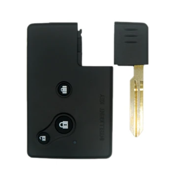 

Car Key Case Replacement Smart Card 3 Buttons with Insert Blade Remote Key Fob Shell for NISSAN