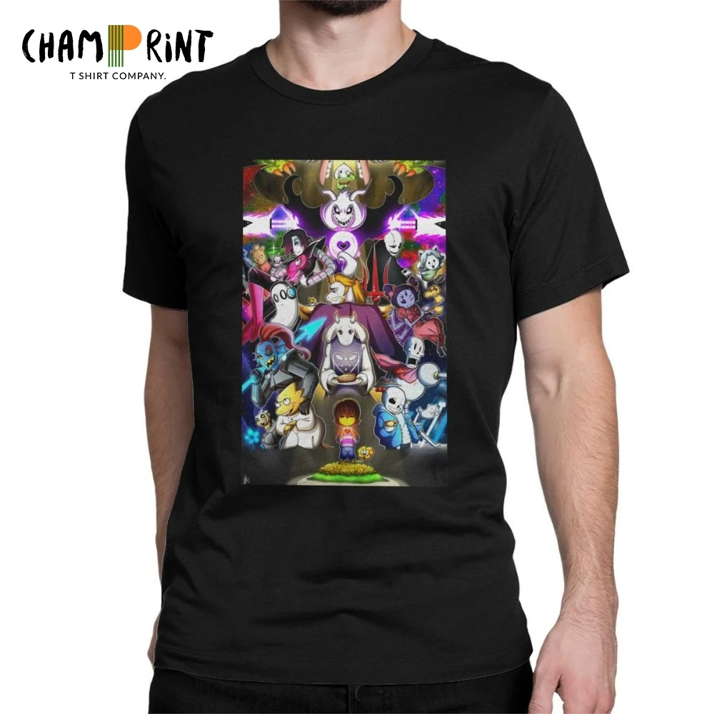 Undertale футболки для мужчин Asriel Frisk сердце короткий рукав Новинка круглый вырез