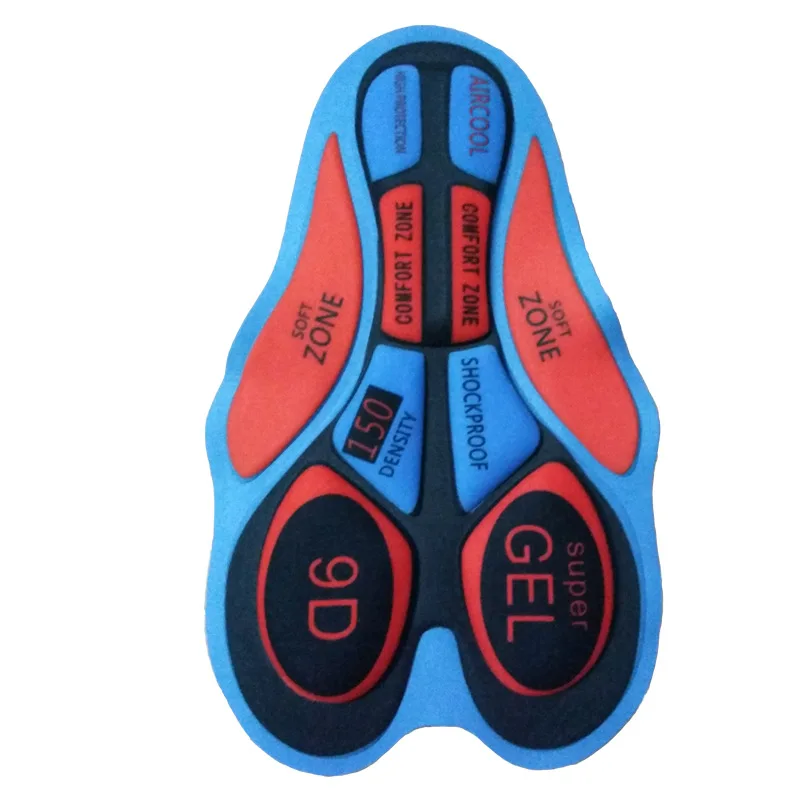 

Factory Direct cycling shorts ku dian riding clothes seat cushion printed 9D ku dian riding underwear seat cushion support custo
