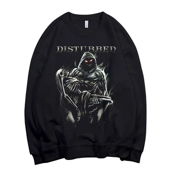 

Bloodhoof Disturbed Heavy Metal Rock Band Unisex Crew Neck Cotton Sweatshirt Asian Size