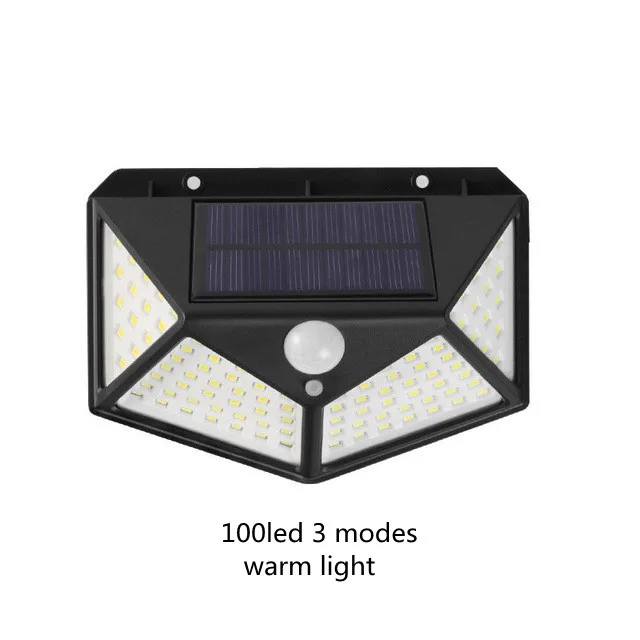  Lámpara de pared LED con sensor de movimiento PIR para el  hogar, jardín, valla, patio, luz de calle impermeable al aire libre con 20  LED SMD con energía solar, lámparas de