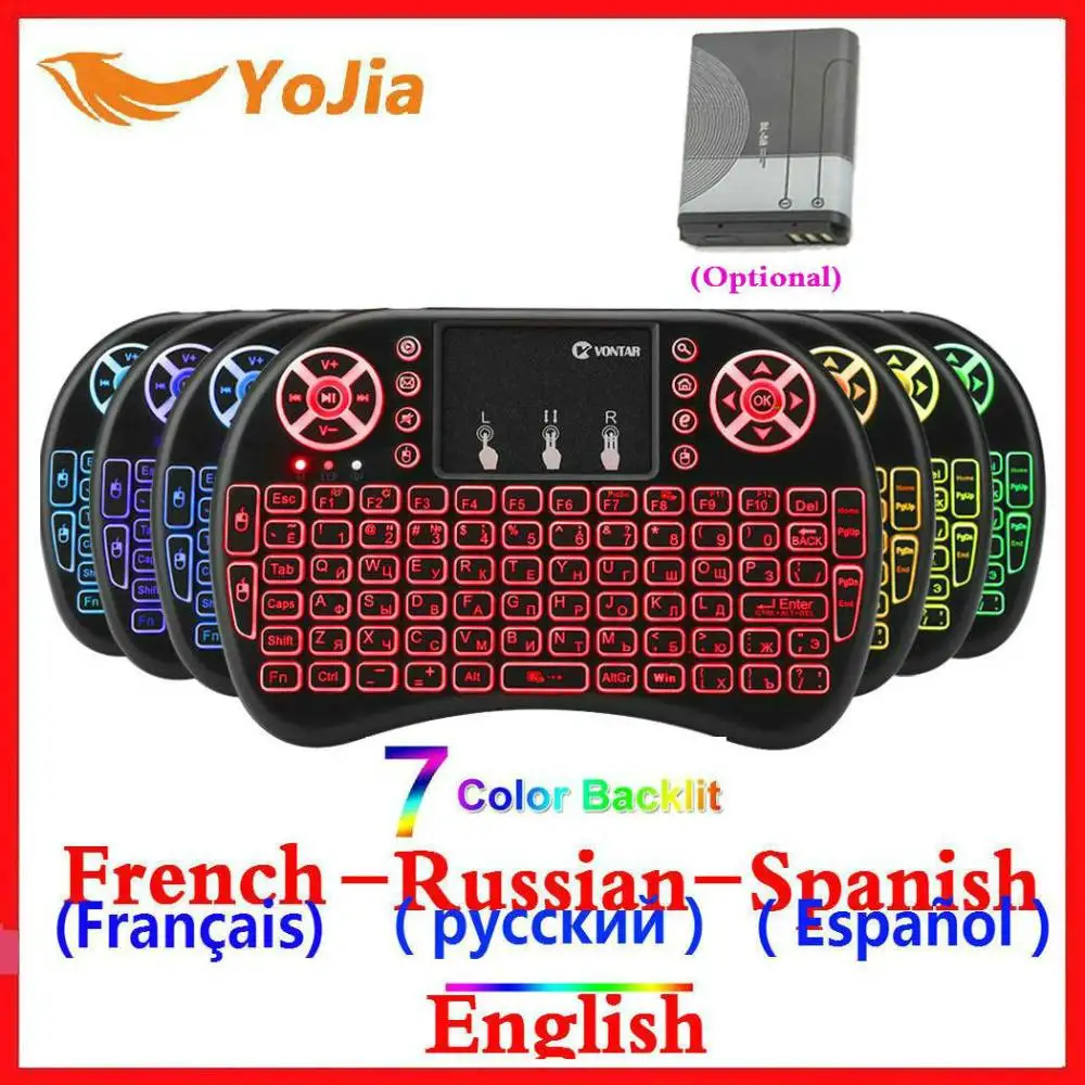 Беспроводная мини клавиатура 2 4 ГГц для Android TV приставки PS3 ПК|i8 keyboard|keyboard touchpadkeyboard