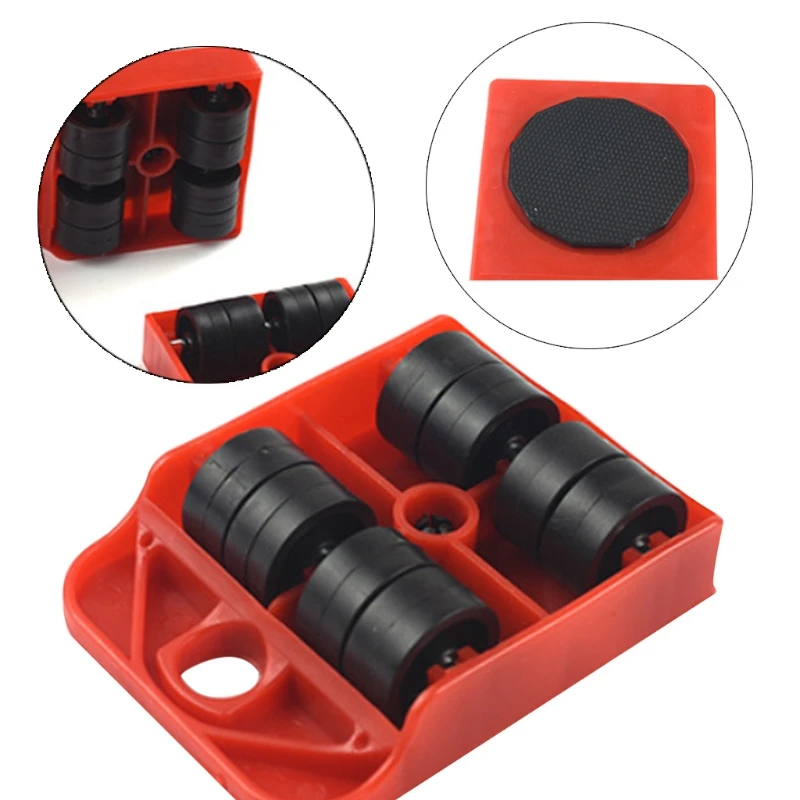 Moves Furniture Tool Transport Shifter Moving Wheel Slider Remover Roller Heavy-3