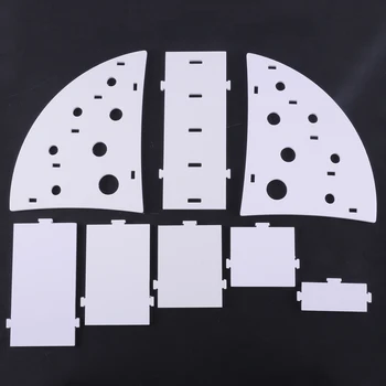 

7.1"*3"*6.5" 1pc Wood-plastic Plate Pens Phone Remote Control Holder Storage Box Rack Desk Organizer White Storage Boxes