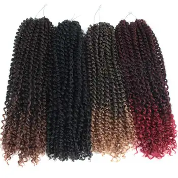

LM 18 inch Goddess Faux Locs Crochet Braids 24 Roots Black Synthetic Braiding Hair Extensions For Black Women For Women Locks