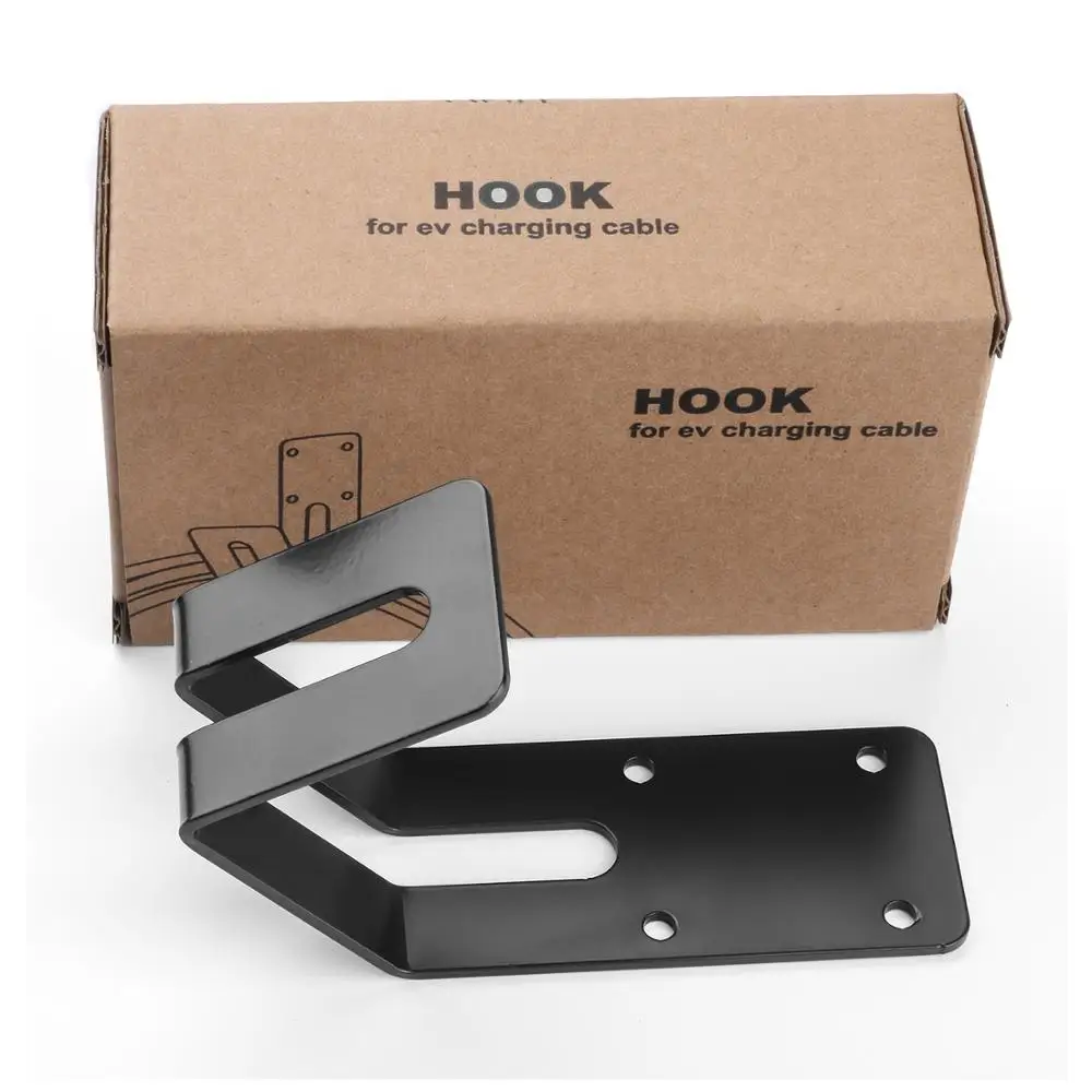 Держатель шнура для зарядного устройства электромобиля настенный крючок кобура