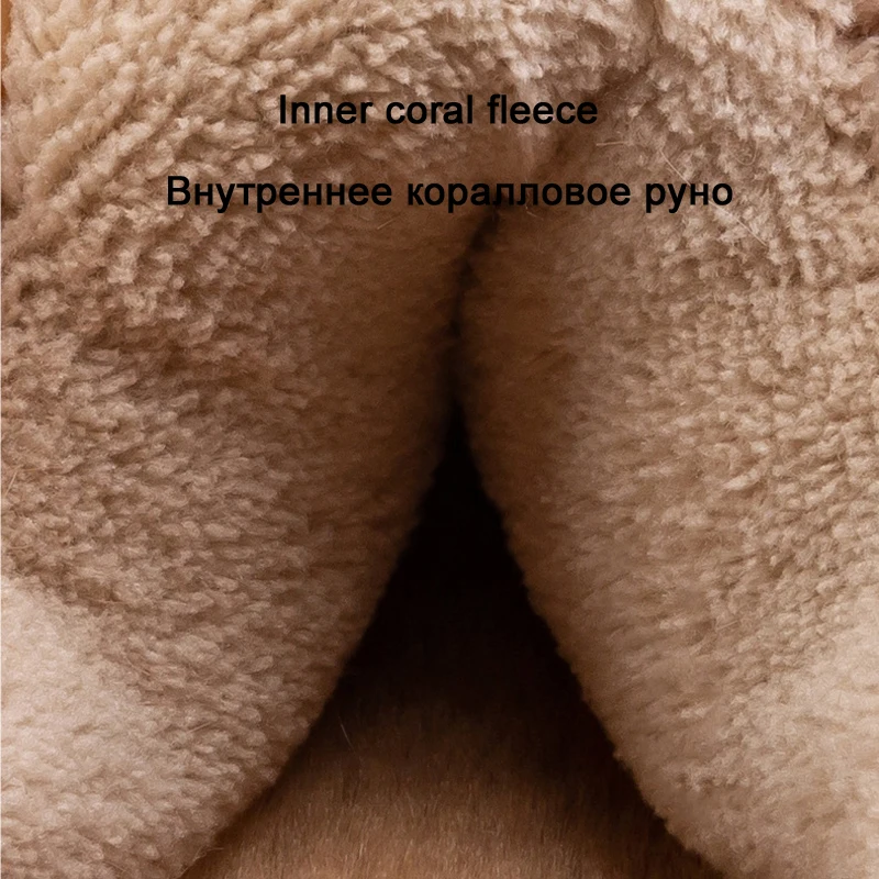 NAN JIU/зимние Мультяшные хлопковые тапочки; милые домашние высококачественные плюшевые женские домашние тапочки Keji Butt