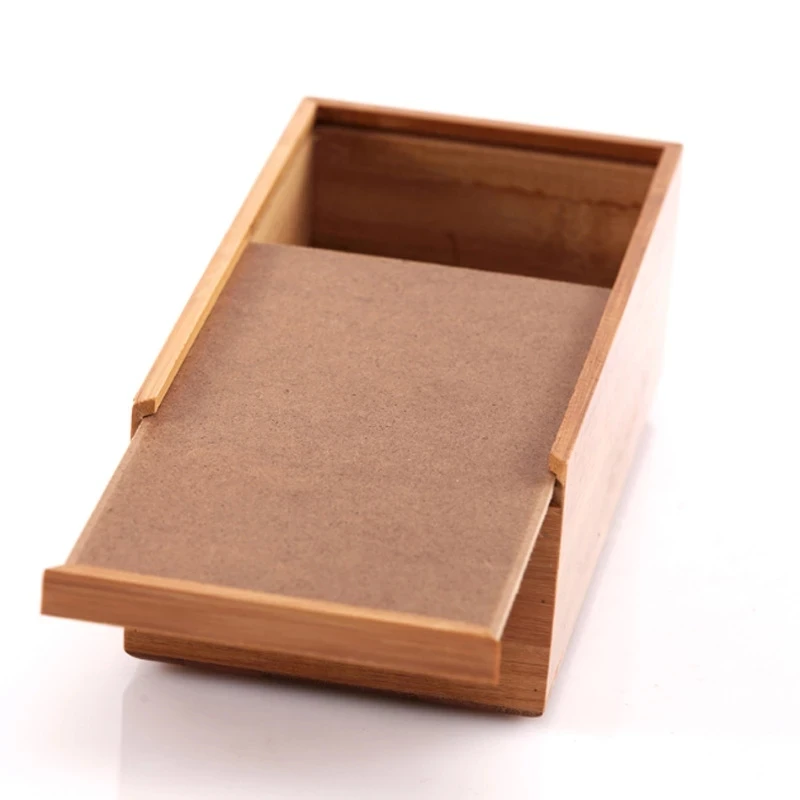 Fashion Bamboo Tissue Boxes Case Multifunction Pumping Paper Mapkin Tray Storage Box for Bathroom Kitchen Hall Living Room 5