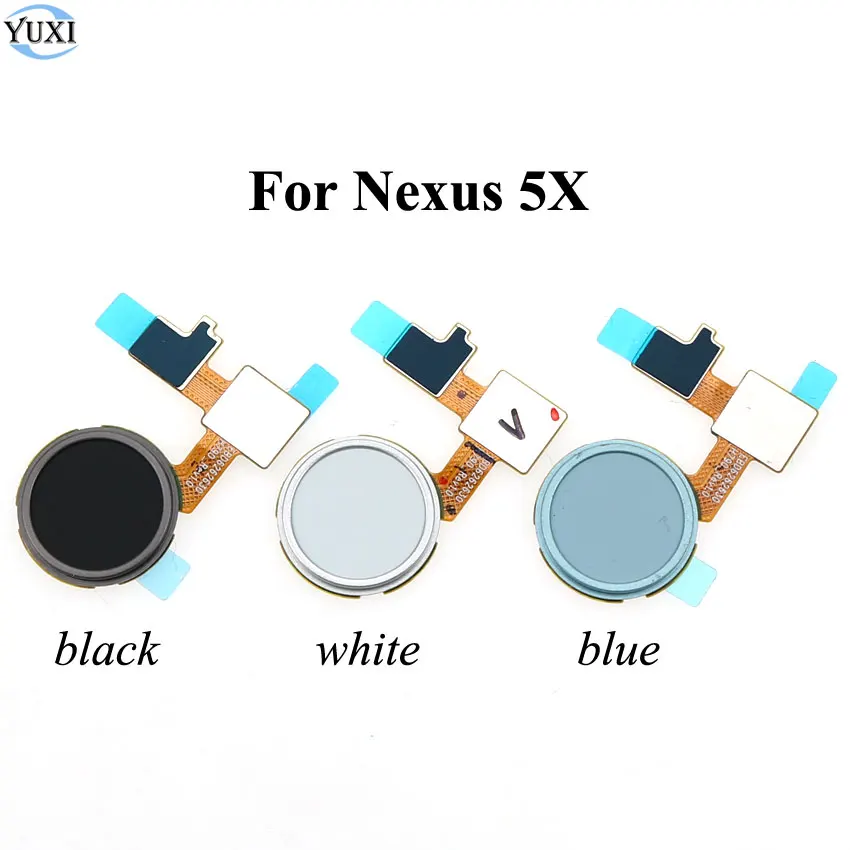 

YuXi Touch ID Fingerprint scanner Sensor Home Return Key Menu Button Flex Cable Ribbon for LG nexus 5X