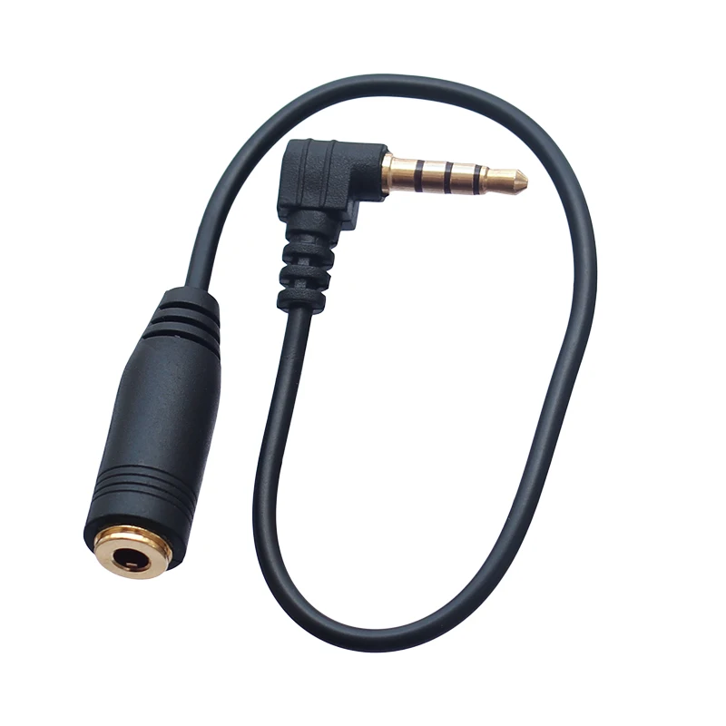 My Cable Mart 3.5mm TRRS Male To Female Extender Cable - Shielded, 4 Conductor For Headsets