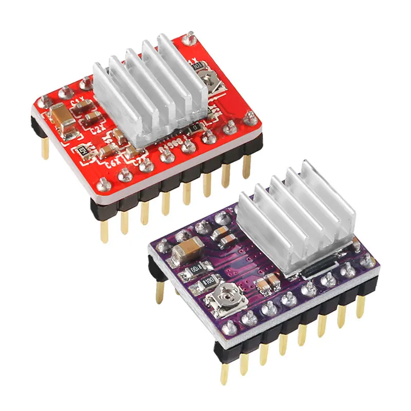 A4988 DRV8825 Драйвер шагового двигателя с радиатором 3d части принтера StepStick Carrier Reprap RAMPS 1,4 1,5 1,6 MKS GEN V1.4 плата