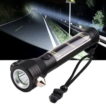 

LED USB Flashlight Clip Large light Torch Light Rechargeable Rechargeable Flashlight Fashlight Torch