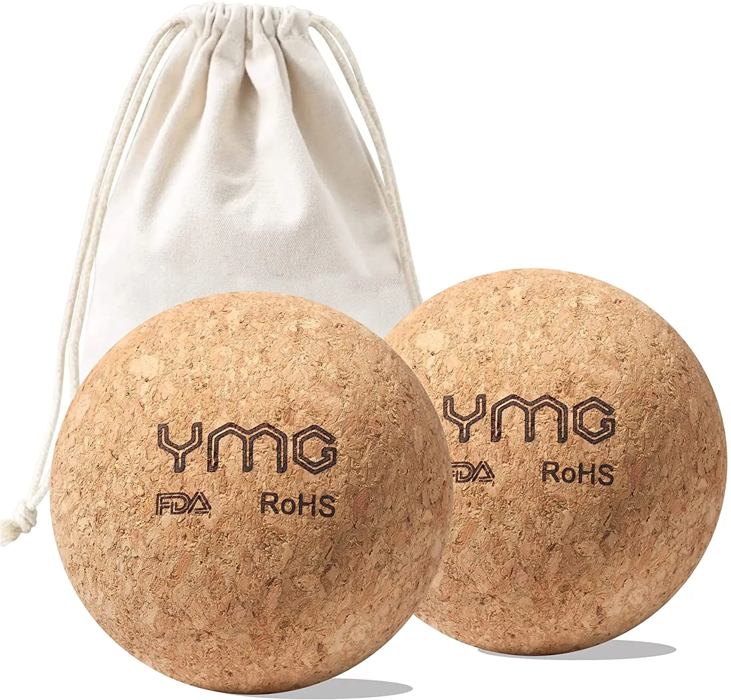 Excellent Ultralight Cork Massage Ball Set For Muscle Massage And