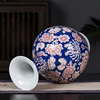 Jingdezhen Ceramics New Chinese Blue And White Porcelain Underglaze Red Flower Vase Decoration Home Living Room Porch Crafts 4