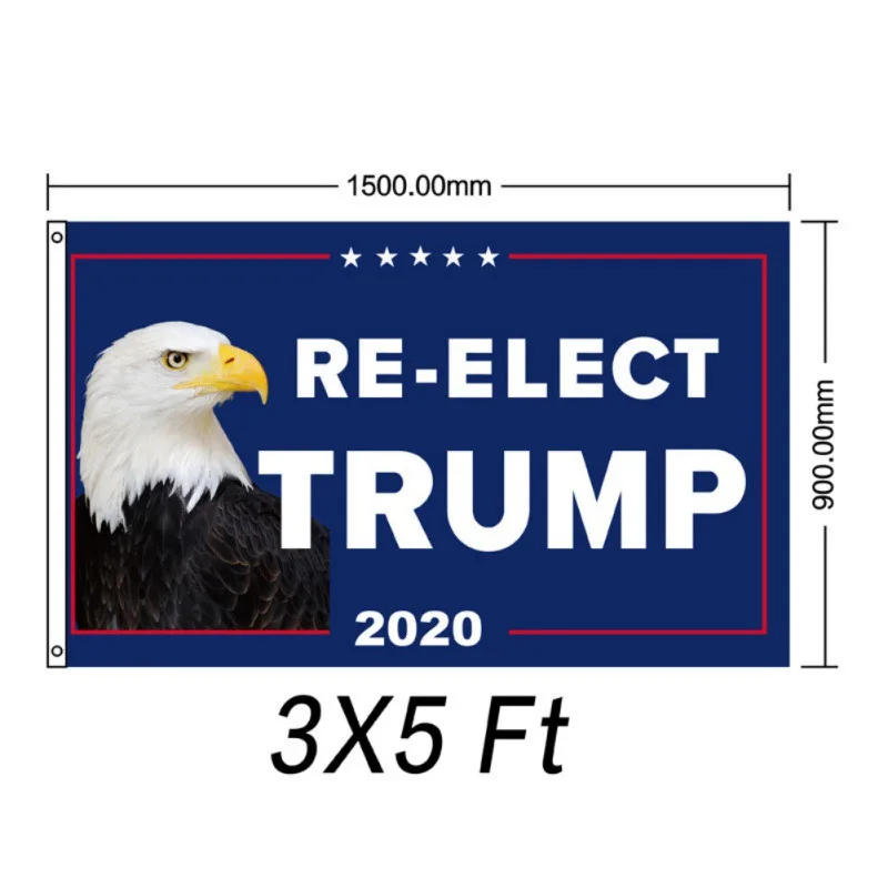 150x90 см Трамп флаг двухсторонний Печатный флаг "Трамп" держать Америку отлично подходит для США