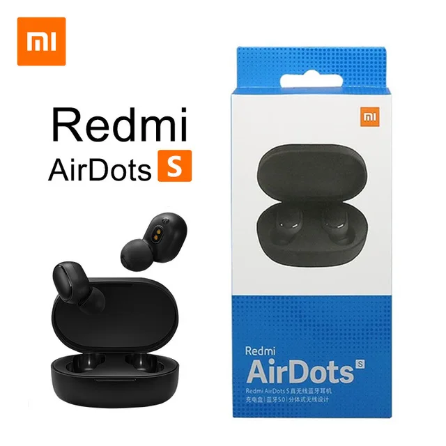 Наушники Xiaomi Redmi Airdots S с шумоподавлением оригинальные TWS наушники Mi True Wireless