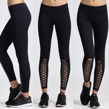 

New Fashion Womens Stretch Leggings Fitness Skinny Pencil Pants Stretch Workout Trousers