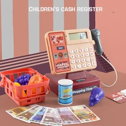 Calculatrice de caisse enregistreuse pour enfants, jouet de Simulation fille et garçon, supermarché, magasin, jouets cosplay 