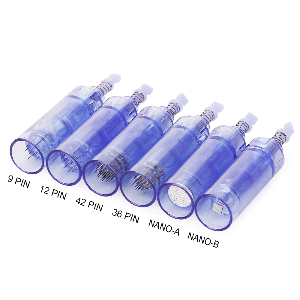 10 pcs 12pins 10 шт. 12/36PIN/нано-картриджи иглы подходит для электрического A1 Derma стилус татуировки Советы штыковой разъем - Цвет: 10 pcs 12pins