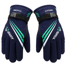 Мужские зимние Термические перчатки, ветрозащитные утолщенные лыжные перчатки для езды на мотоцикле, Нескользящие водонепроницаемые непромокаемые снежные перчатки S30