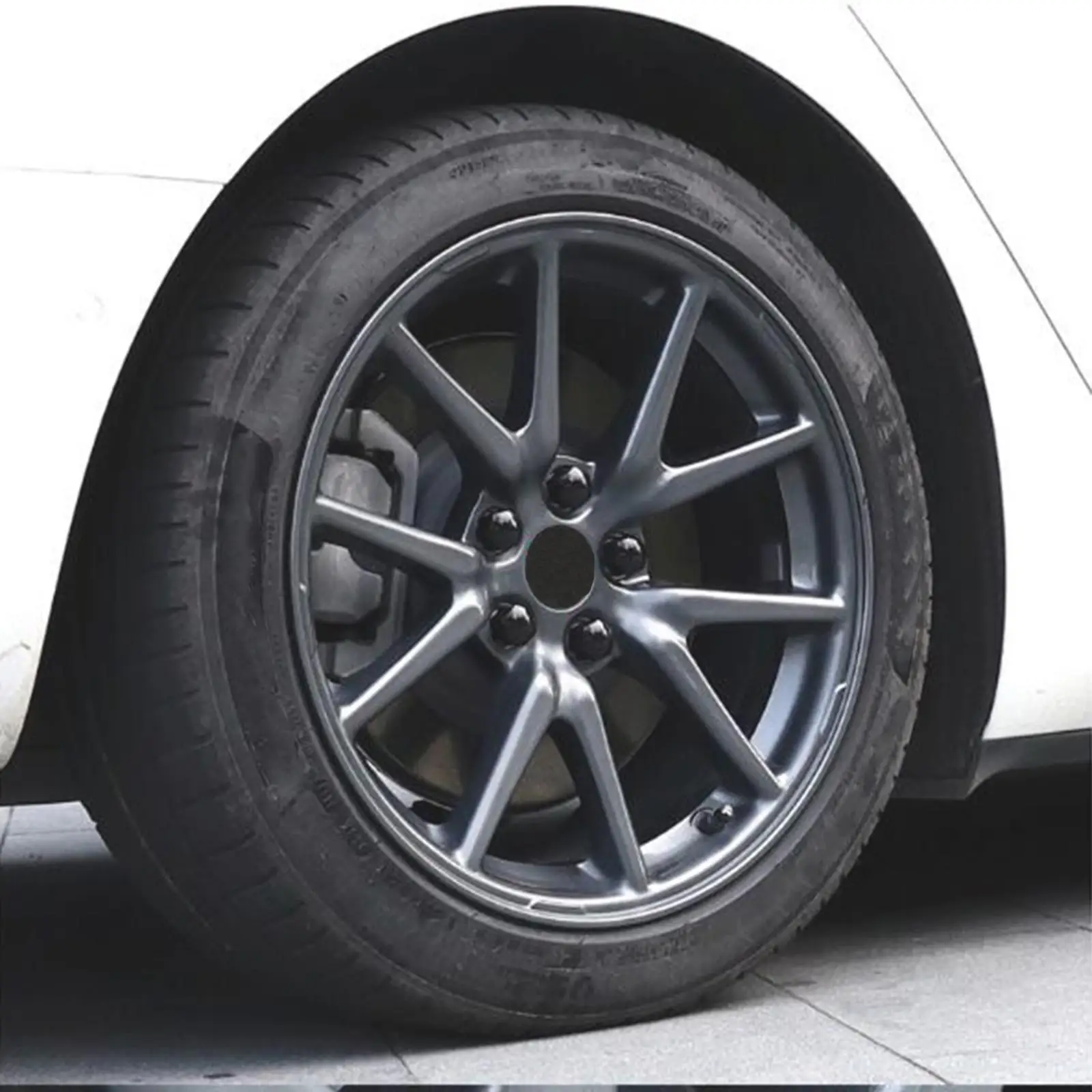 Wheel Nut Caps Wheel Nut Covers Screw Caps Bolt Nut Covers Auto Accessories Car Accessories 17MM 24Pcs Black/Grey Car Wheel Nut Cap Protection Covers Caps Tool Anti-Rust Auto Hub Screw Cover Tyre Bolt Exterior Decoration