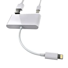 Ios12 четыре-в-одном для телефона apple OTG кард-ридер lightning к usb Цифровая камера комплект