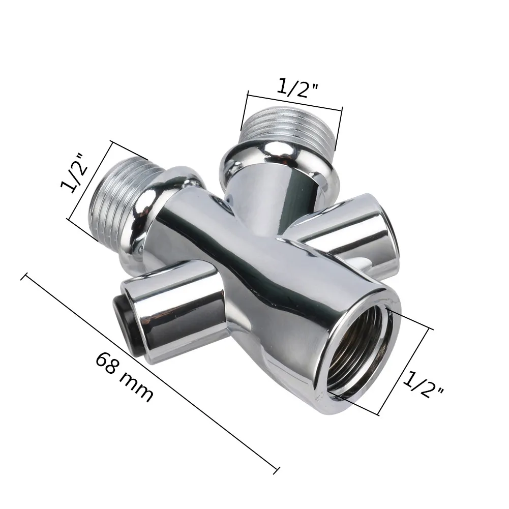 Switch Faucet Adapter 3 Ways Kitchen Sink Splitter Diverter Valve Water Tap Connector For Toilet Bidet Shower Kichen Accessories