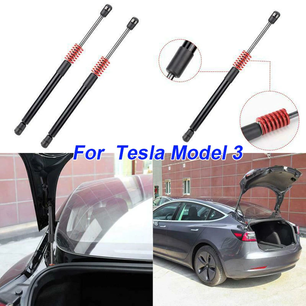 Поддержка багажника лифт стойки 2 шт. для Tesla модель 3 Внешний нержавеющая сталь автомобиля