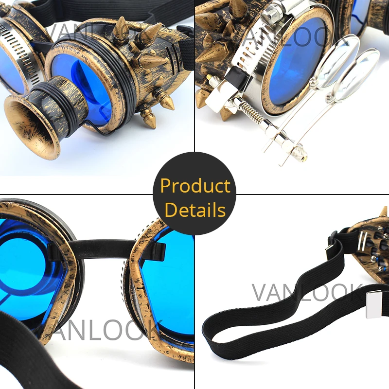 Steampunk Festival Sunglasses Unusual Men's Punk Glasses